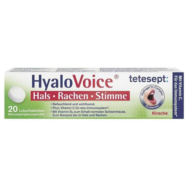 TETESEPT HyaloVoice Hals Rachen Stimme Lutschtabl. product image