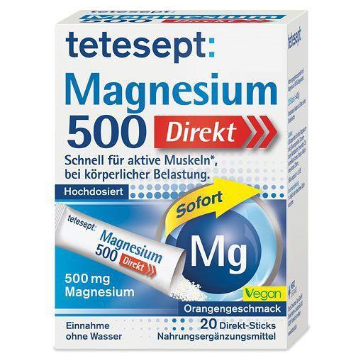 TETESEPT Magnesium 500 Direkt Sticks product image