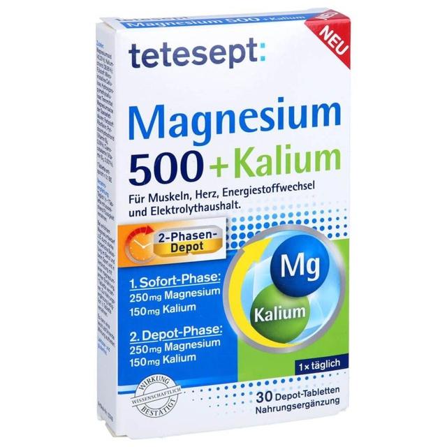 TETESEPT Magnesium 500+Kalium Tabletten product image