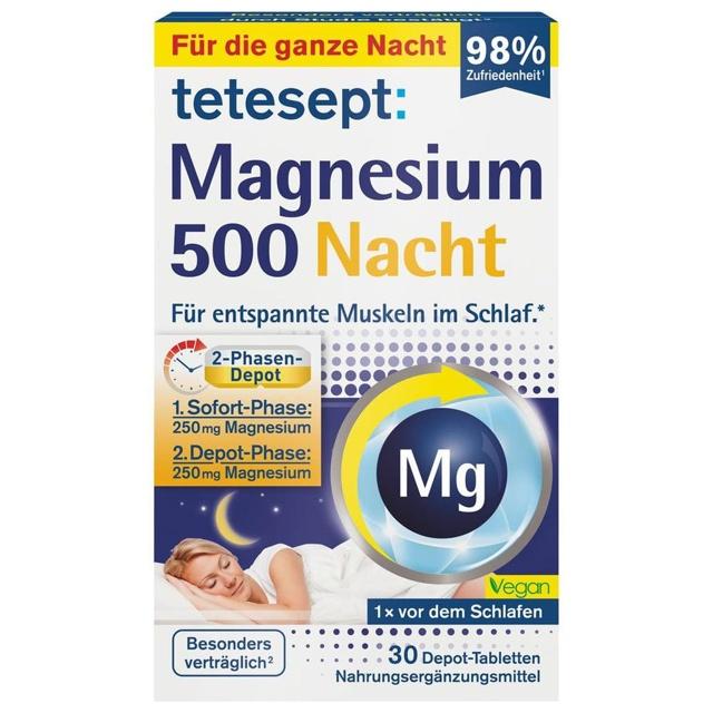 TETESEPT Magnesium 500 Nacht Tabletten product image