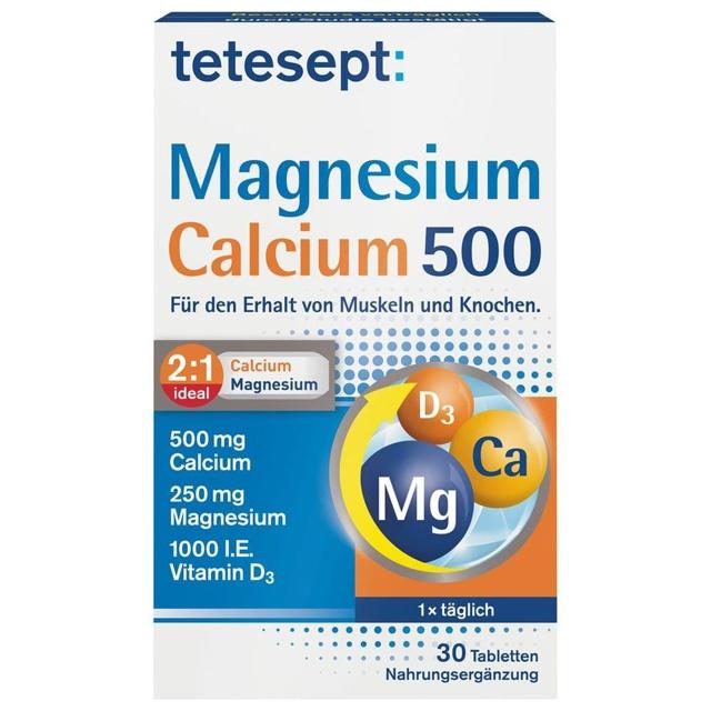 TETESEPT Magnesium+Calcium 500 Tabletten product image