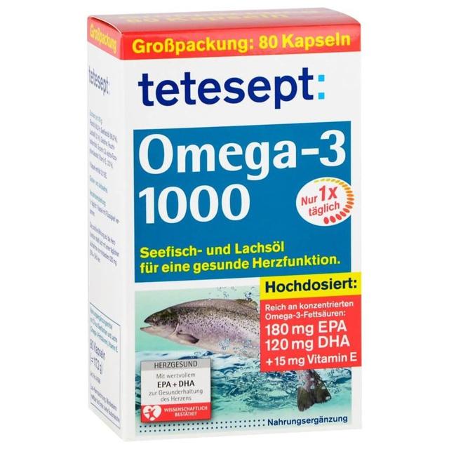 TETESEPT Omega-3 1000 Kapseln product image
