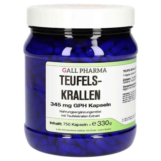 Teufelskrallen 345 mg GPH Kapseln, 750 St Kapseln product image