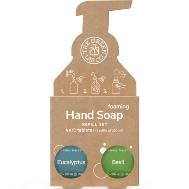 The Green Lab Hand Soap Refill Eucalyptus & Basil 4 tabletter product image
