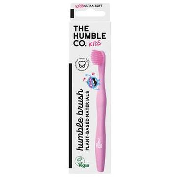 The Humble Co. Kids Brush Plant-Based - Pink - 1 st product image