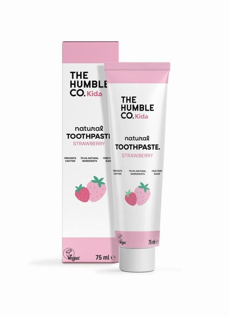 The Humble Co. Natural Toothpaste Kids Strawberry 75ml product image