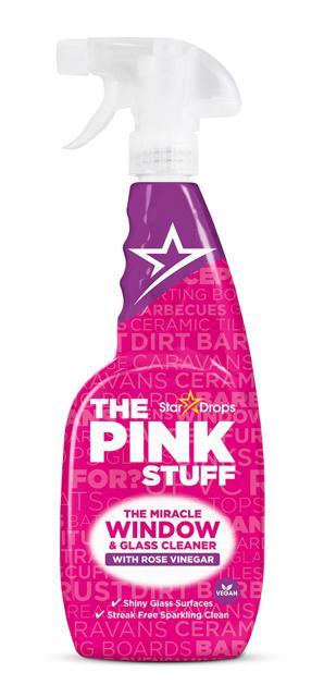 The Pink Stuff The Miracle Window&Glass Cleaner with Rose Vinegar, 750 ml product image