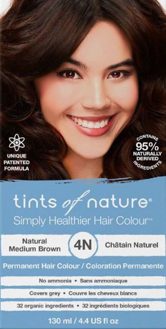 Tints of Nature Natural Medium Brown 4N, 130ml product image