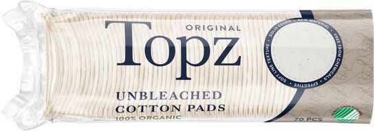 Topz Unbleached Cotton Pads Bomullsrondeller 70 st product image