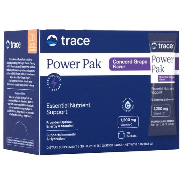 Trace Minerals Electrolyte Stamina Power Pak Concord Grape 30-pack product image