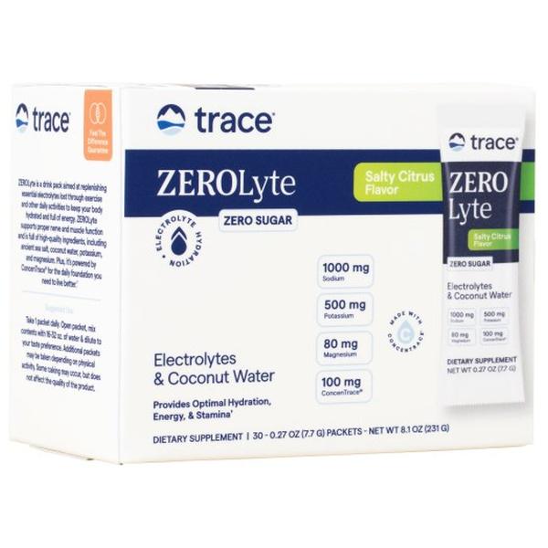 Trace Minerals ZEROlyte Electrolyte Drink Mix Salty Citrus 30-pack product image