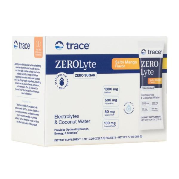 Trace Minerals ZEROlyte Electrolyte Drink Mix Salty Mango 30-pack product image