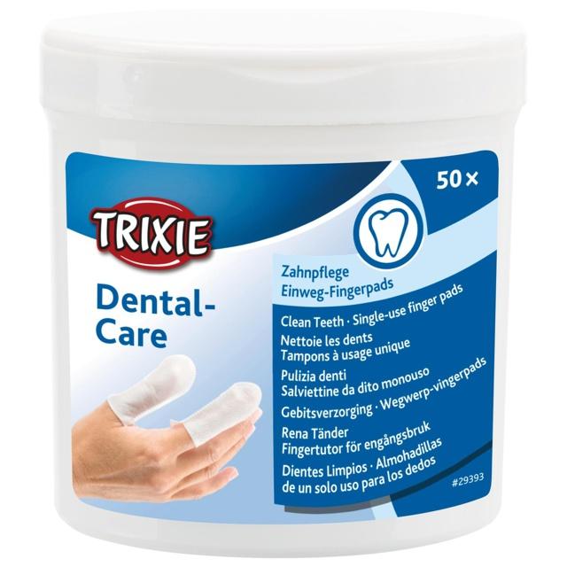 Trixie Fingerpads Mint för tandvård 50 st product image