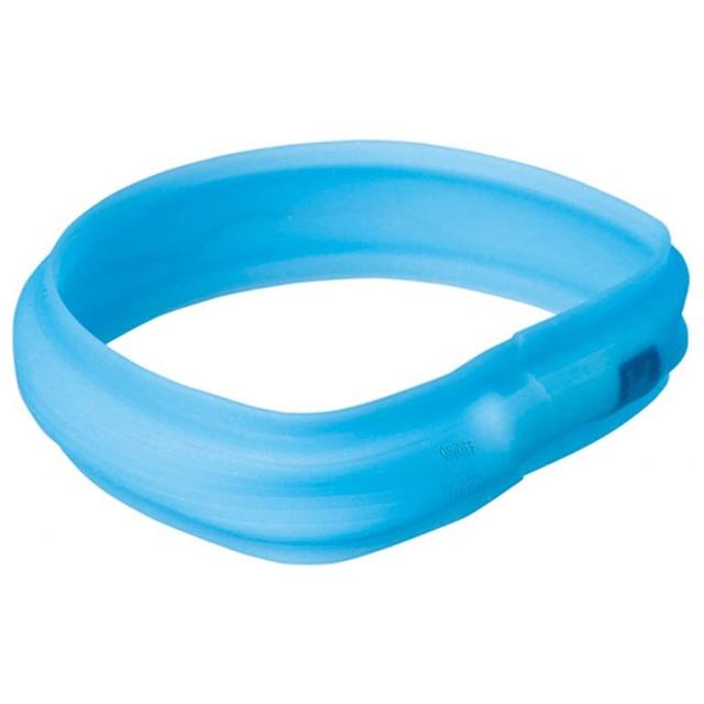 Trixie USB Flash lysande halsband för långhåriga hundar - L-XL: 70 cm / 30 mm product image
