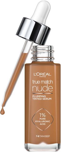 L'Oréal Paris True Match Nude Plumping Tinted Serum 7-8 Tan - Deep product image