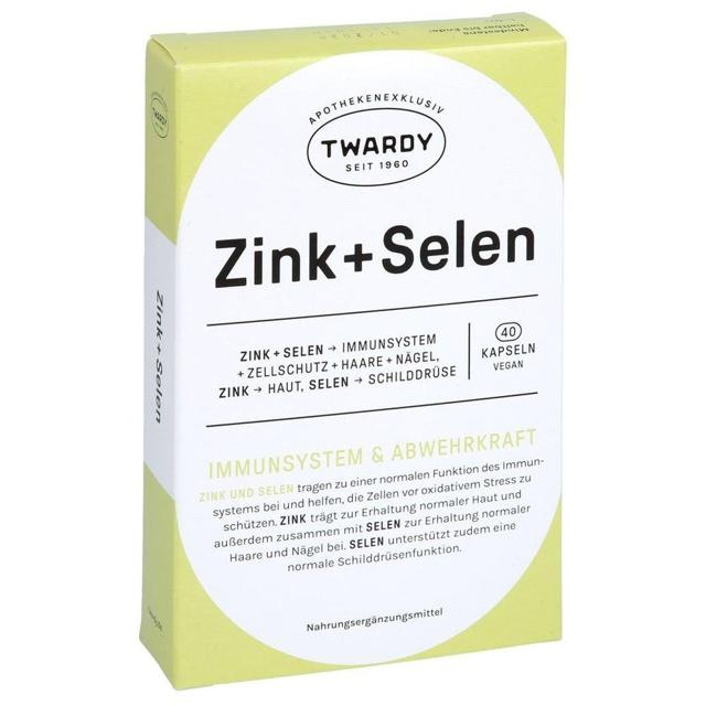 Zink + Selen Kapseln vegan, 40 St Kapseln product image