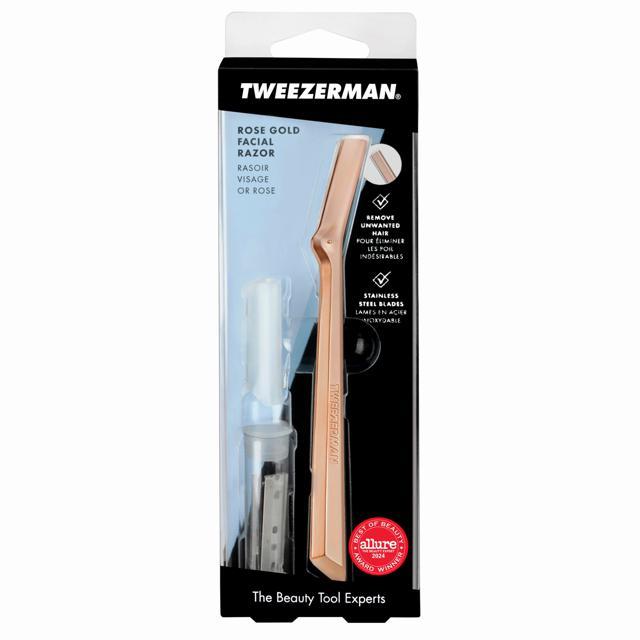 Tweezerman Retail Facial Razor Rose Gold product image