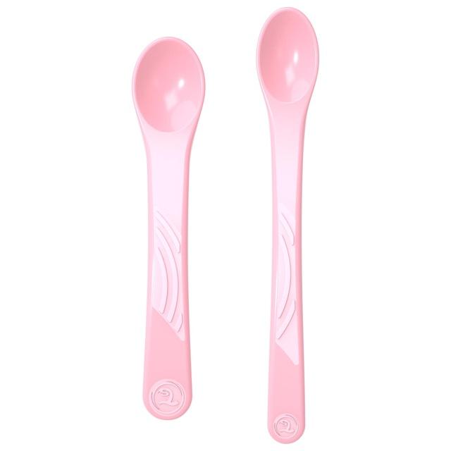 Twistshake Feeding Spoon Set Pastellrosa 4+ mån Skedar 2 st product image