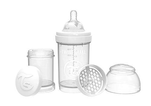 Twistshake Anti-Colic nappflaska 180 ml Vit/transparent product image