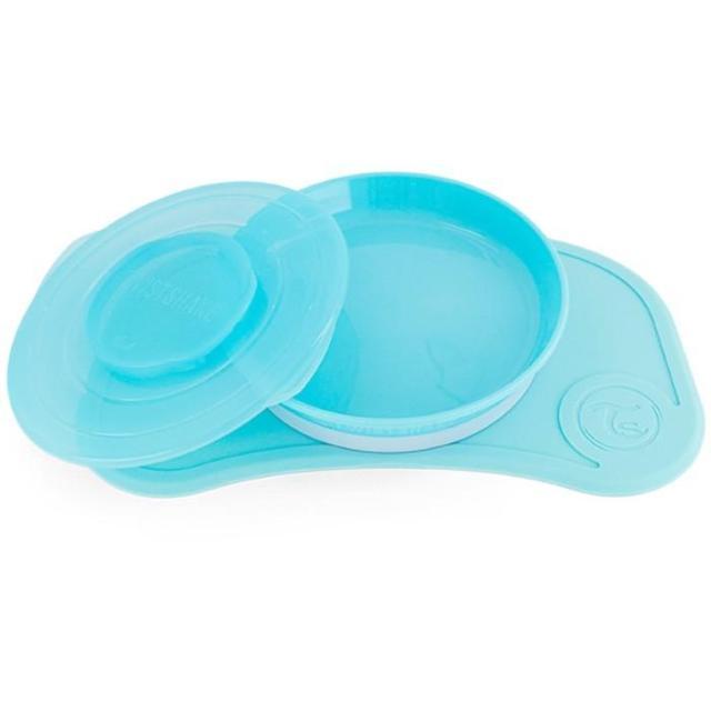 Twistshake Click-Mat Mini + Plate Pastel Blue product image