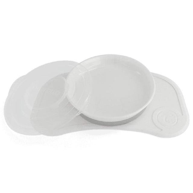 Twistshake Click-Mat Mini + Plate White Tallrik som står stilla 1 st product image