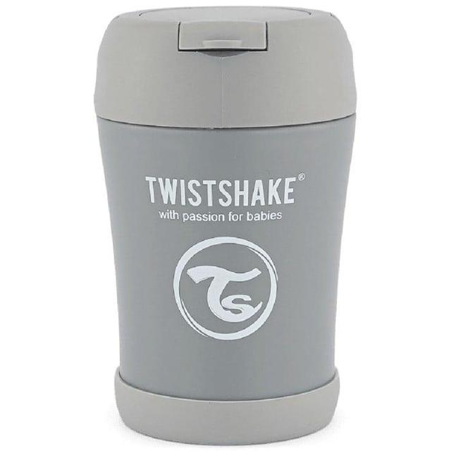 Twistshake mattermos 350 ml grå pastell product image