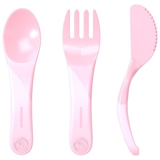 Twistshake Äta-Själv Set Plast 6 mån+ Pastellrosa product image