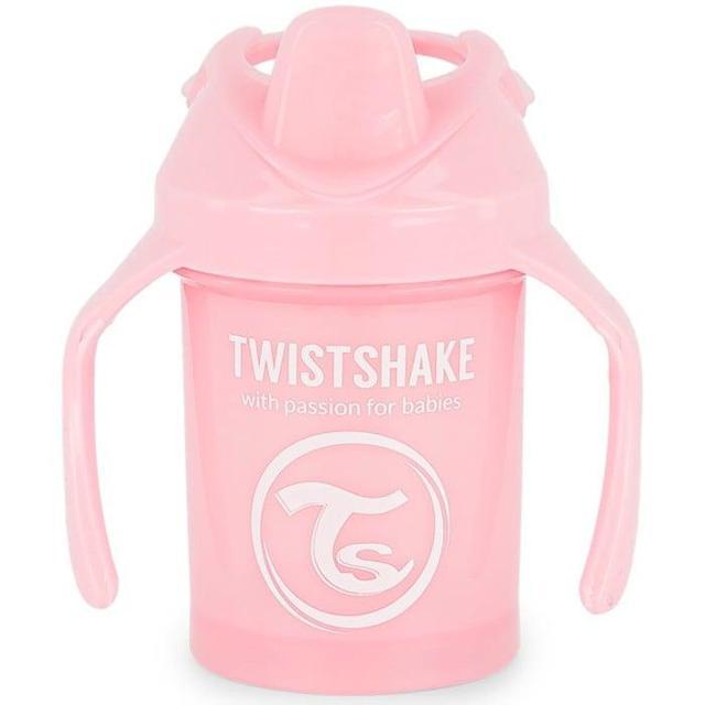 Twistshake Pipmugg Spillfri med Mixernät Liten Rosa 230 ml product image