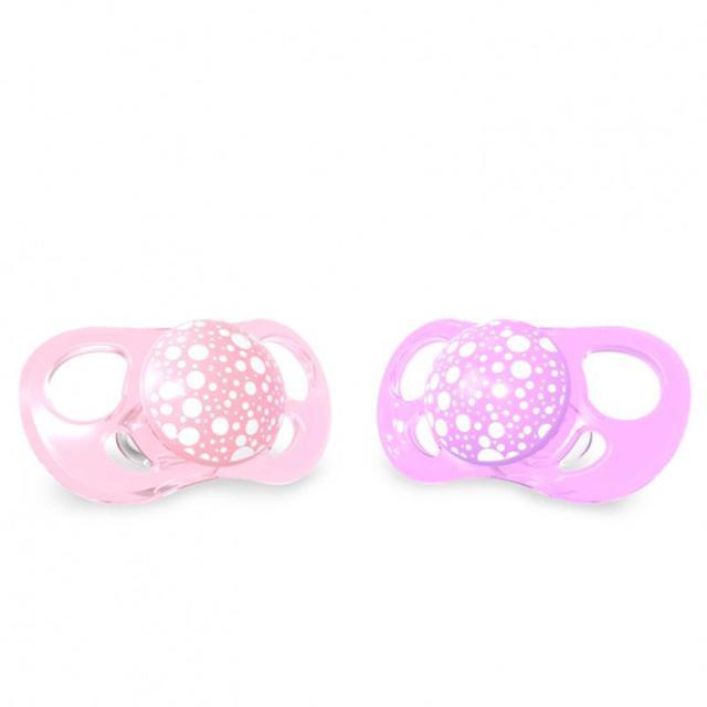 Twistshake Nappar Pastell Rosa Lila 6+m 2 st product image