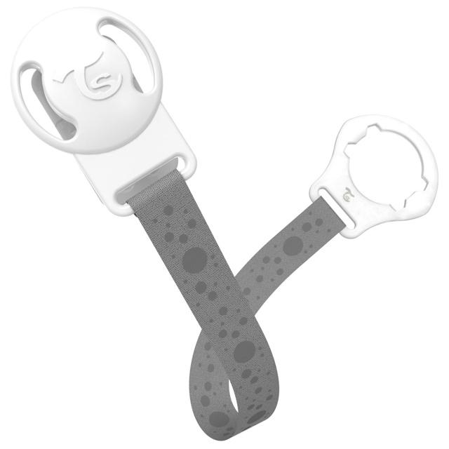 Twistshake Pacifier Clip Pastel Grey product image