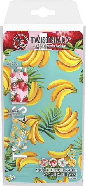 Twistshake Squeeze Bag 5x220 ml Fruit product image