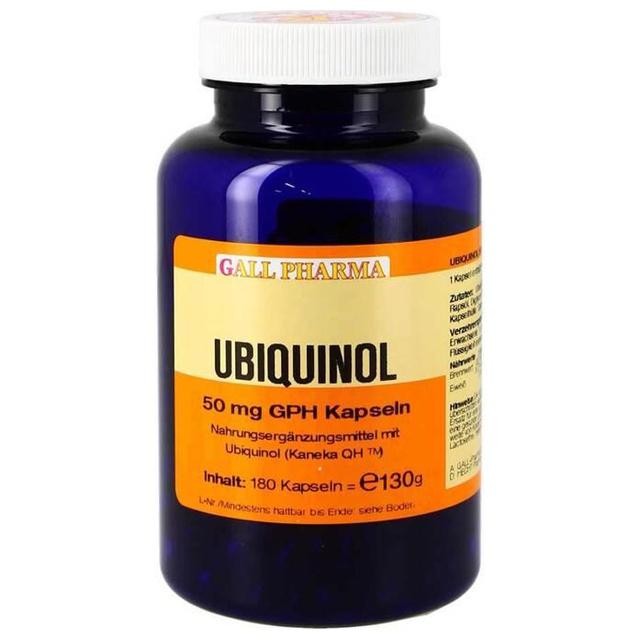 Ubiquinol 50 mg GPH Kapseln, 180 St Kapseln product image
