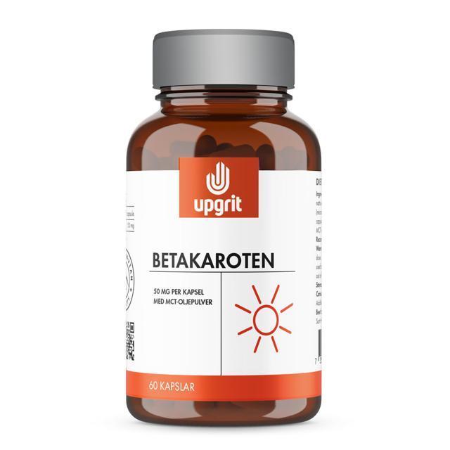 Upgrit Betakaroten 50 mg 60 kapslar product image