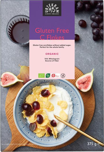 Urtekram Glutenfri C-Flakes EKO 375 g product image