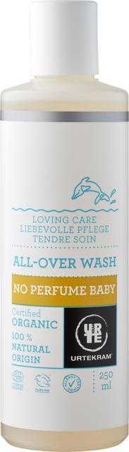 Urtekram No Perfume Baby All over Wash 250 ml product image