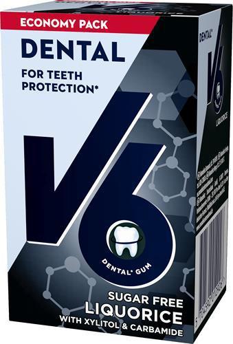 V6 Dental Care Liquorice, 70 g product image