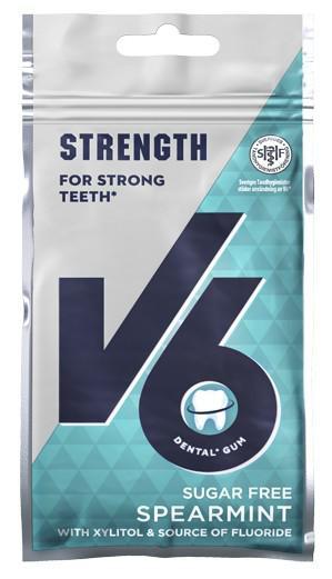 V6 Strong Teeth Spearmint, 30 g product image