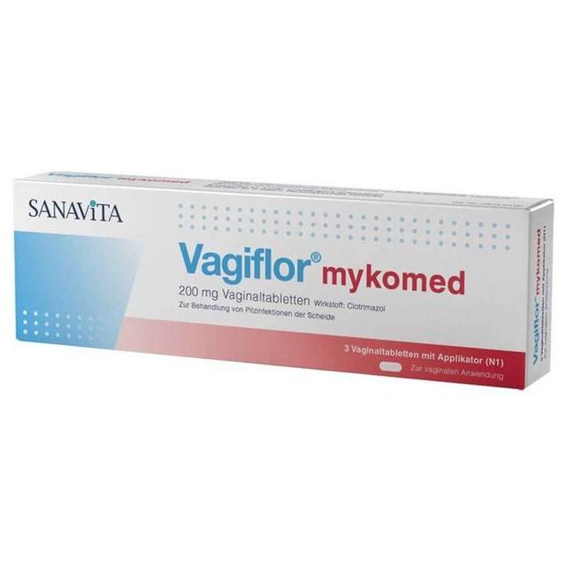 VAGIFLOR mykomed 200 mg Vaginaltabletten product image