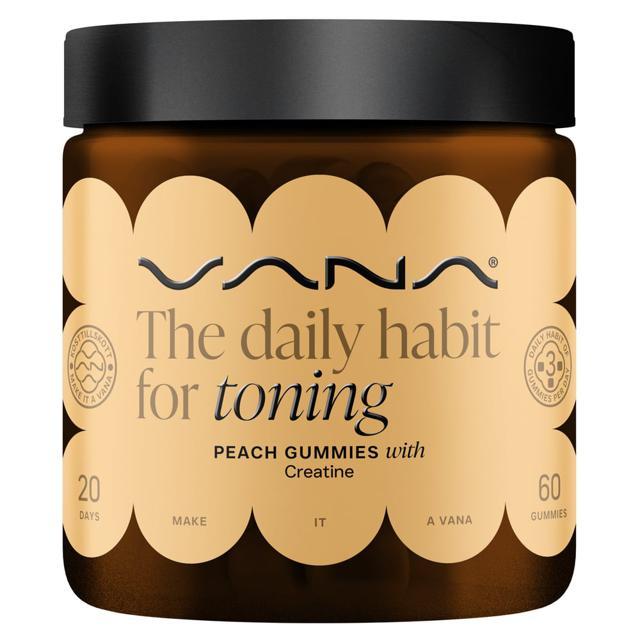 VANA Toning - Creatine Peach 60 gummies product image