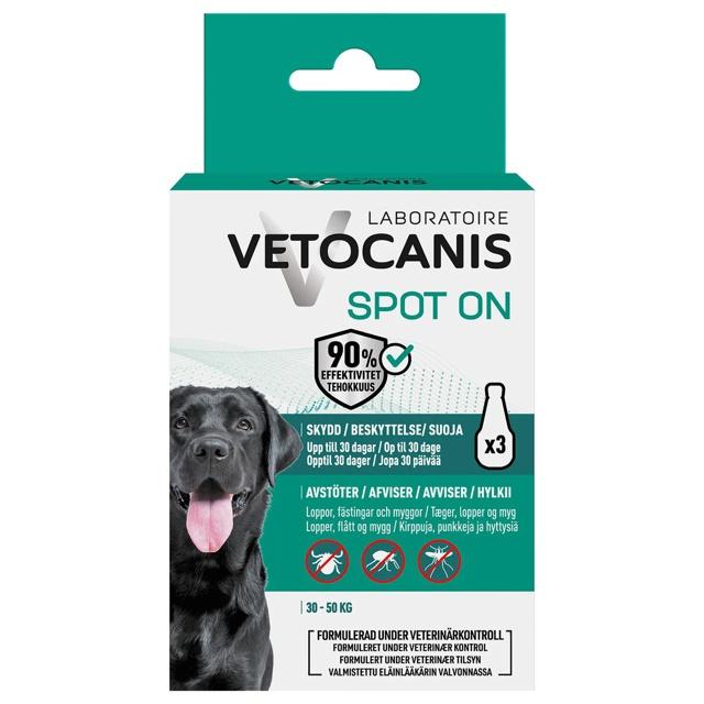 Vetocanis Anti-parasit Spot on Hund Large 3x3 ml product image