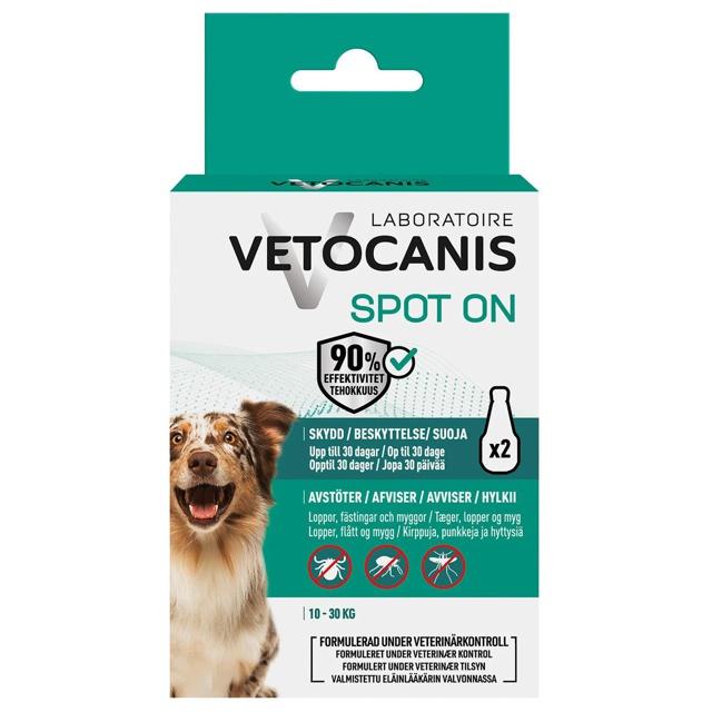 Vetocanis Anti-parasit Spot on Hund M 2 x 3 ml product image