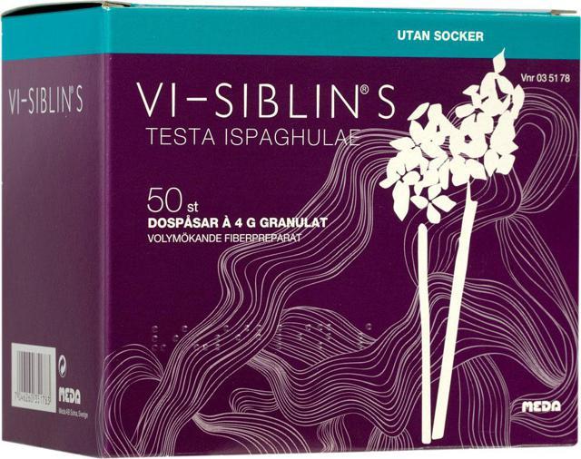 Vi-Siblin S, granulat i dospåse 880 mg/g, 50 st product image