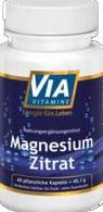 VIAVITAMINE Magnesiumzitrat Kapseln product image
