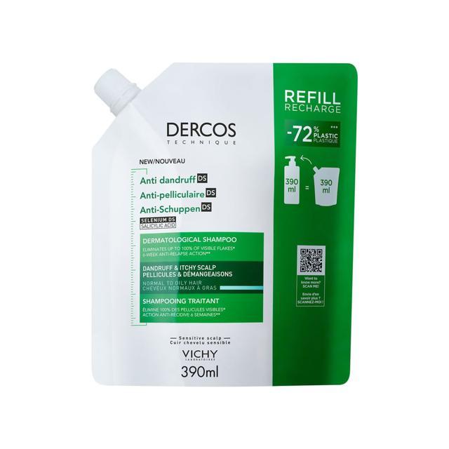 Vichy Dercos Anti-Dandruff Shampoo for Normal or Oily Hair 390 ml product image