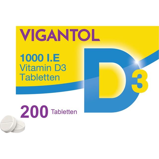 VIGANTOL 1.000 I.E. Vitamin D3 Tabletten product image