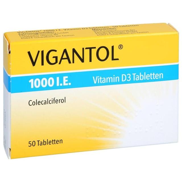 VIGANTOL 1.000 I.E. Vitamin D3 Tabletten product image