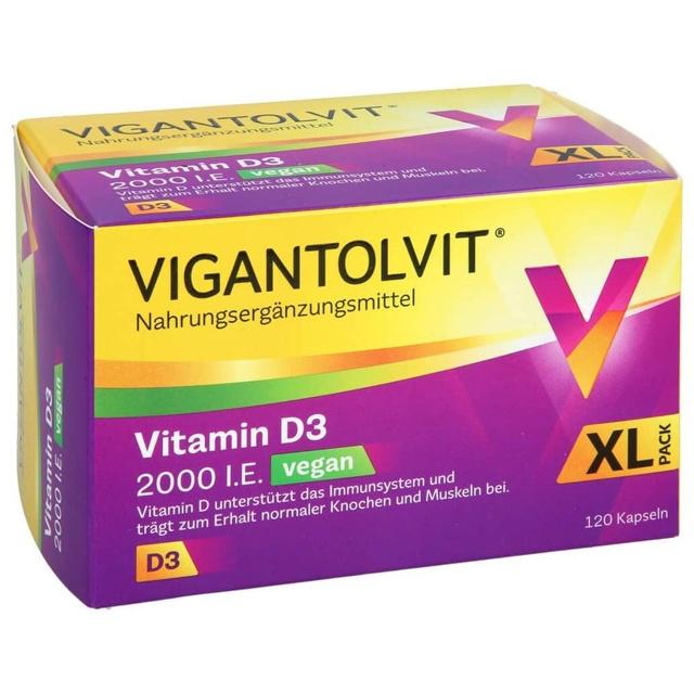 VIGANTOLVIT 2000 I.E. Vitamin D3 vegan Weichkaps. product image