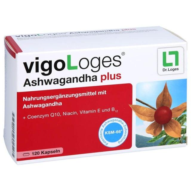 vigoLoges Ashwagandha plus 120 St Kapseln product image