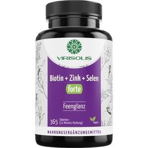 VIRISOLIS Biotin-Zink-Selen FORTE 12-Mon.vegan Tab product image