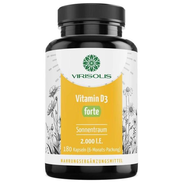 VIRISOLIS Vitamin D3 forte Sonnentraum 2000 I.E. 180 St Kapseln product image